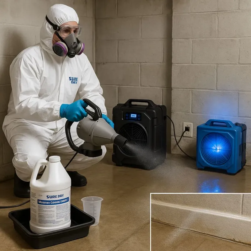 Sanitization and Odor Removal process in Tichigan, WI