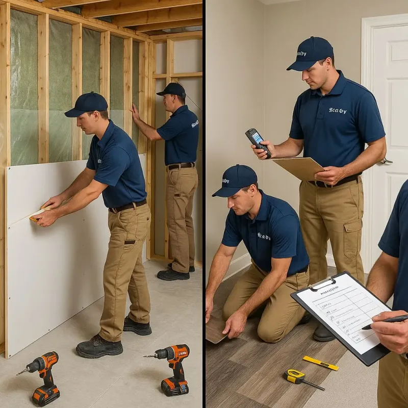 Repairs and Reconstruction process in Tichigan, WI